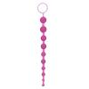 Анальная цепочка Oriental jelly butt beads 10.5 purple длина 26.6 см