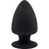 Анальная втулка Cheeky Love Premium Silicone Plug L цвет черный цена 3048 руб