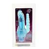 Анально-вагинальный вибратор Crystal Cox цвет голубой цена 3072 руб