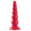 Анальный массажер Menzstuff Beaded Probe Red длина 16.5 см