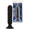 Анальный массажер Menzstuff ribbed torpedo dong 6inch blk длина 13.0 см