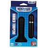 Анальный плаг Menzstuff ribbed torpedo vibr. 4inch blk цвет черный цена 2542 руб