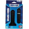 Анальный плаг Menzstuff ribbed torpedo vibr. 4inch blk бренд Dream toys