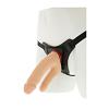Фаллоимитатор двойной с креплением на поясе Realstuff Double Penetrator Harness цвет телесный цена 3409 руб