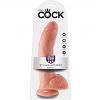Фаллоимитатор-массажер 9 COCK WITH BALLS из PVC