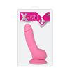 Фаллоимитатор-массажер XSKIN 6 TPR DONG PINK цвет розовый цена 2816 руб