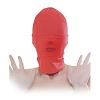 Капюшон-маска огненно-красного цвета