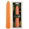 Классический вибратор Basic X Orange длина 17.0 см
