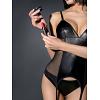 Корсаж с трусиками из материала wet look (My Shadow) (S/M)