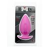Массажер для анальной стимуляции Bootyful Anal Plug Large Pink цвет фиолетовый цена 1905 руб
