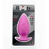 Массажер для анальной стимуляции Bootyful Anal Plug Large Pink длина 10.0 см