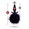 Массажер для анальной стимуляции Bunny Tail Pom Plug