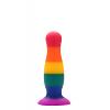 Массажер для анальной стимуляции Colourful Plug цвет зеленый цена 3281 руб