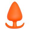 Массажер для анальной стимуляции цвет оранжевый цена 2755 руб