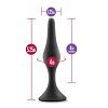 Массажер для анальной стимуляции Luxe Beginner Plug Large