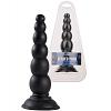 Массажер для анальной стимуляции Menzstuff beaded probe black длина 16.5 см