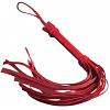 Мини-плеть красная с жесткой рукоятью