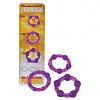 Набор эрекционных колец Ultra Soft and Stretchy Pro Rings purple