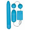 Набор из вибратора и вагинальных шариков Funky Fun Box Blue цвет голубой цена 2466 руб