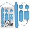 Набор из вибратора и вагинальных шариков Funky Fun Box Blue из PVC
