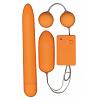 Набор из вибратора и вагинальных шариков Funky Fun Box Orange цвет телесный цена 2466 руб