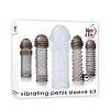 Набор Vibrating Penis Sleeve Kit цвет черный цена 3209 руб