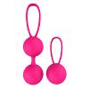 Шарики вагинальные Pleasure Balls and Eggs Duo Ball Set цвет розовый цена 2823 руб