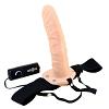 Страпон полый Realistic hollow strap on vibrator 8inch длина 20.0 см