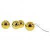 Вагинальные шарики Gold Vibro Balls цвет желтый цена 1627 руб