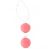 Вагинальные шарики Vibratone Duo Balls Pink Blistercard цвет розовый цена 783 руб