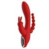 Вибратор с клиторальной стимуляцией Hera цвет красный цена 4210 руб