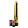 Вибратор Slim Line Smooth Vibrator Gold длина 17.0 см