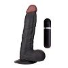 Вибромассажер-фаллоимитатор Big Stuff Black 22 см длина 22.0 см