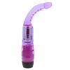 Вибромассажер-фаллоимитатор CURVED NUBBY VIBE CLEAR LAVENDER цвет фиолетовый цена 1680 руб