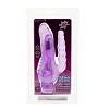 Вибромассажер-фаллоимитатор Jelly Joy Crystal Cox Purple цвет фиолетовый цена 2769 руб