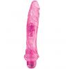 Вибромассажер-фаллоимитатор Jelly Joy Pink 23 см