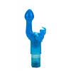 Вибромассажер-фаллоимитатор Поцелуй кролика цвет голубой цена 890 руб