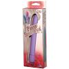 Вибромассажер-фаллоимитатор Power Smothies Puprle из ABS