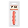 Вибромассажер-фаллоимитатор Pure 3.5 Vibrator Orange цвет красный цена 1732 руб