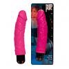 Вибромассажер-фаллоимитатор Pure Vibes Uncut Stud Pink из TPE