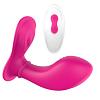 Вибромассажер-фаллоимитатор с клиторальной стимуляцией Remote Panty G длина 8.0 см