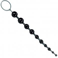 Анальная цепочка Oriental jelly butt beads 10.5 black