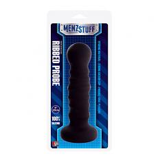 Анальный массажер Menzstuff Ribbed Probe Blk