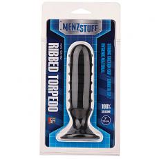 Анальный массажер Menzstuff Ribbed Torpedo Dong 5inch