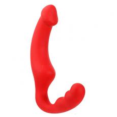 Анальный массажер Purrfect silicone 19cm красный