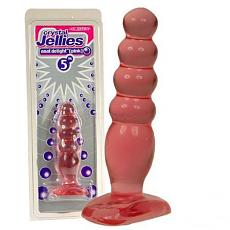 Анальный плаг гелевый Anal Delight Pink