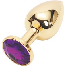 Анальный плаг Golden Butt Plug Purple