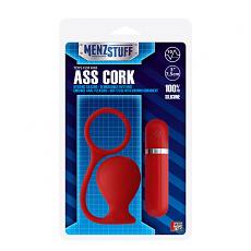 Анальный плаг Menzstuff Ass Cork red