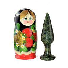 Анальный плаг змеевик, d 32 mm, L 110 mm