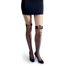 Чулки полицейского с лаковой резинкой и бляхами